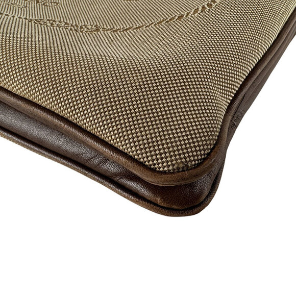 PRADA Brown Leather Shoulder Bag